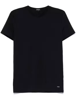 Футболка с круглым вырезом Zegna, синий