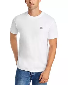 Футболка с квадратным логотипом Stone Island, цвет White