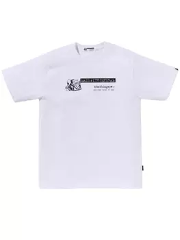 Футболка с логотипом A BATHING APE, белый