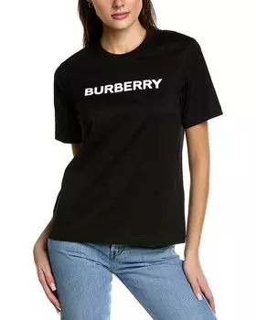 Футболка с логотипом Burberry, черный