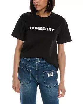 Футболка с логотипом Burberry, черный