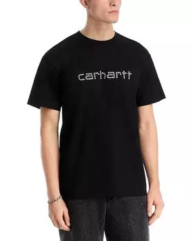 Футболка с логотипом Carhartt Rivet Script Carhartt WIP, черный