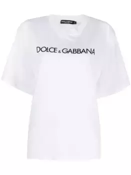 Футболка с логотипом DOLCE & GABBANA, белый