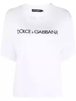 Футболка с логотипом DOLCE & GABBANA, белый