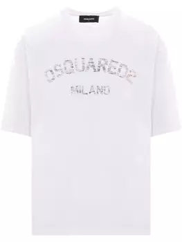 Футболка с логотипом DSQUARED2, белый