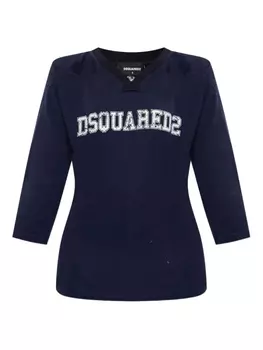 Футболка с логотипом DSQUARED2, синий