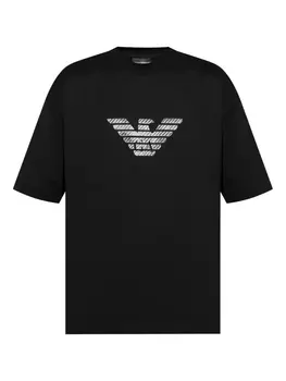 Футболка с логотипом Emporio Armani, черный