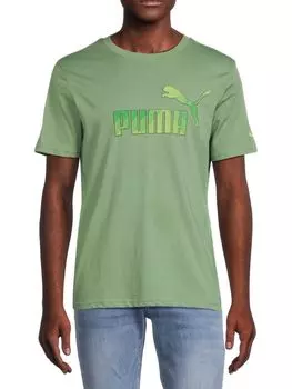 Футболка с логотипом Fadeout Puma, цвет Dusty Green