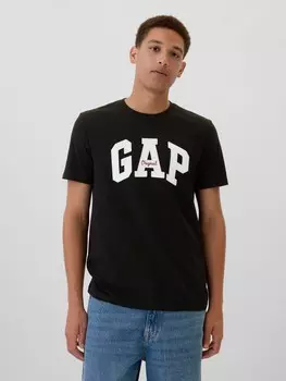 Футболка с логотипом Gap, черный