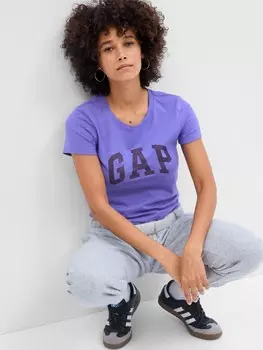 Футболка с логотипом Gap, фиолетовый