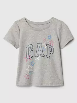 Футболка с логотипом Gap, серый