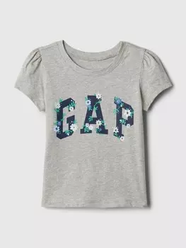 Футболка с логотипом Gap, серый