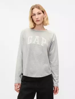 Футболка с логотипом Gap, серый
