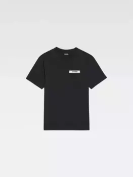 Футболка с логотипом Grgrain Le Gr Grain Jacquemus, черный