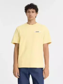 Футболка с логотипом Grgrain Le Gr Grain Jacquemus, светло-желтый