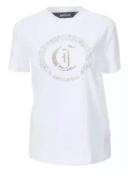 Футболка с логотипом Just Cavalli, белый