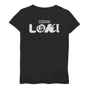 Футболка с логотипом Marvel Loki для девочек 7–16 лет Marvel