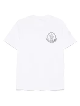 Футболка с логотипом Moncler, белый