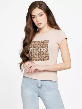 Футболка с логотипом Orley Guess Factory, цвет Vapor Rose