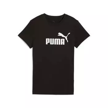 Футболка с логотипом PUMA Women's Essentials № 1, черный