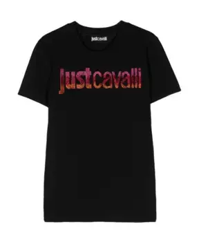 Футболка с логотипом S Just Cavalli, черный