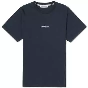 Футболка с логотипом Stone Island на спине