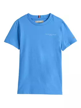 Футболка с логотипом Tommy Hilfiger Junior, синий