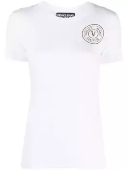 Футболка с логотипом Versace Jeans Couture, белый