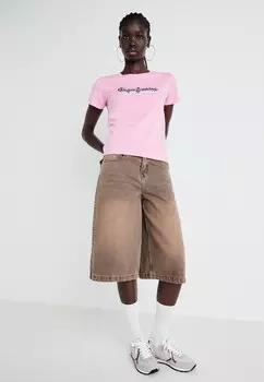 Футболка с набивным рисунком ENARA Pepe Jeans, розовый