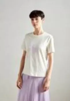 Футболка с набивным рисунком Esprit, белый