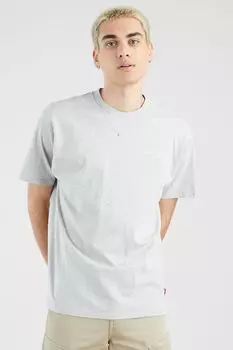 Футболка с надписью Levi's, серый