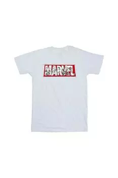 Футболка с наполнителем «Мстители» Marvel, белый