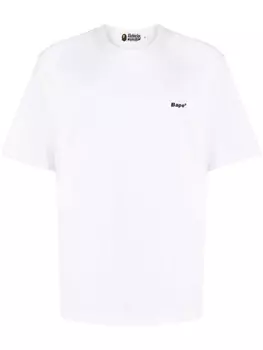 Футболка с нашивкой-логотипом A BATHING APE, белый