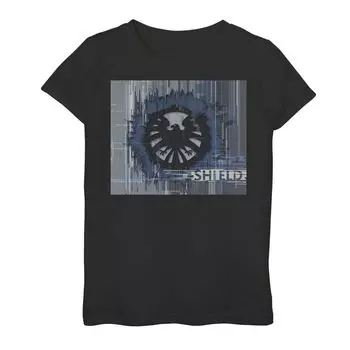Футболка с плакатом Marvel S.H.I.E.L.D для девочек 7–16 лет Marvel