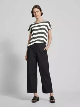Футболка с полосками Vero Moda, черный