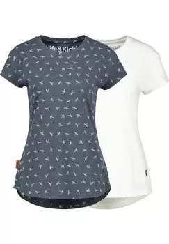 Футболка с принтом 2 PACK MIMMYAK alife & kickin, темно-синий