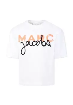 Футболка с принтом A MANICA CORTA MARC JACOBS, белый