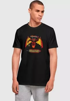 Футболка с принтом ABSOLUTE CULT STRANGER THINGS HELLFIRE SWORD ABSOLUTE CULT, черный