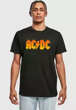 Футболка с принтом ACDC Merchcode, черный
