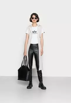 Футболка с принтом Alpha Industries, белый