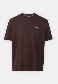 Футболка с принтом AMERICAN TRAD TEE Guess Jeans, коричневый
