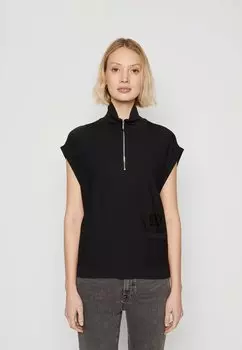Футболка с принтом Armani Exchange, черная