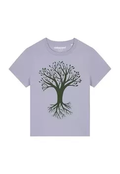 Футболка с принтом BAUM watapparel, фиолетовый