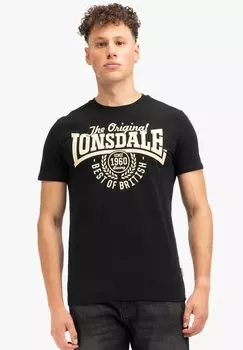 Футболка с принтом BETHERSDEN Lonsdale, черный