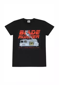 Футболка с принтом BLADE RUNNER CAR Henry Tiger, черный