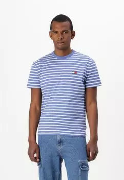 Футболка с принтом BRETON TEE Tommy Jeans, синий