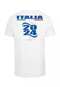Футболка с принтом CALCIO Mister Tee, белый
