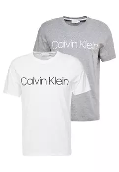 Футболка с принтом Calvin Klein, белый