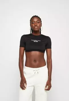 Футболка с принтом Calvin Klein Jeans