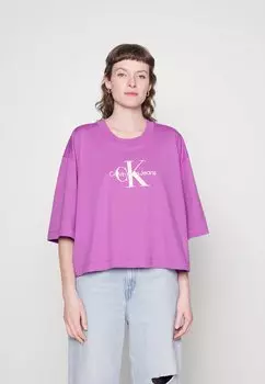 Футболка с принтом Calvin Klein Jeans